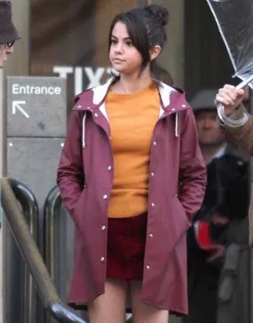 A Rainy Day In New York Selena Gomez Coat | Get 43% OFF