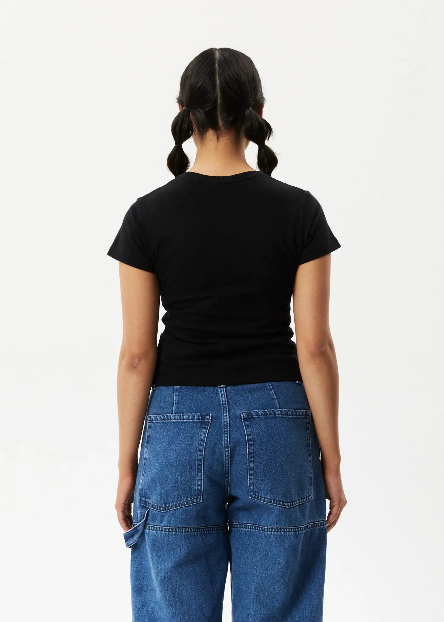 Afends Hemp Baby Tee Carmen Black