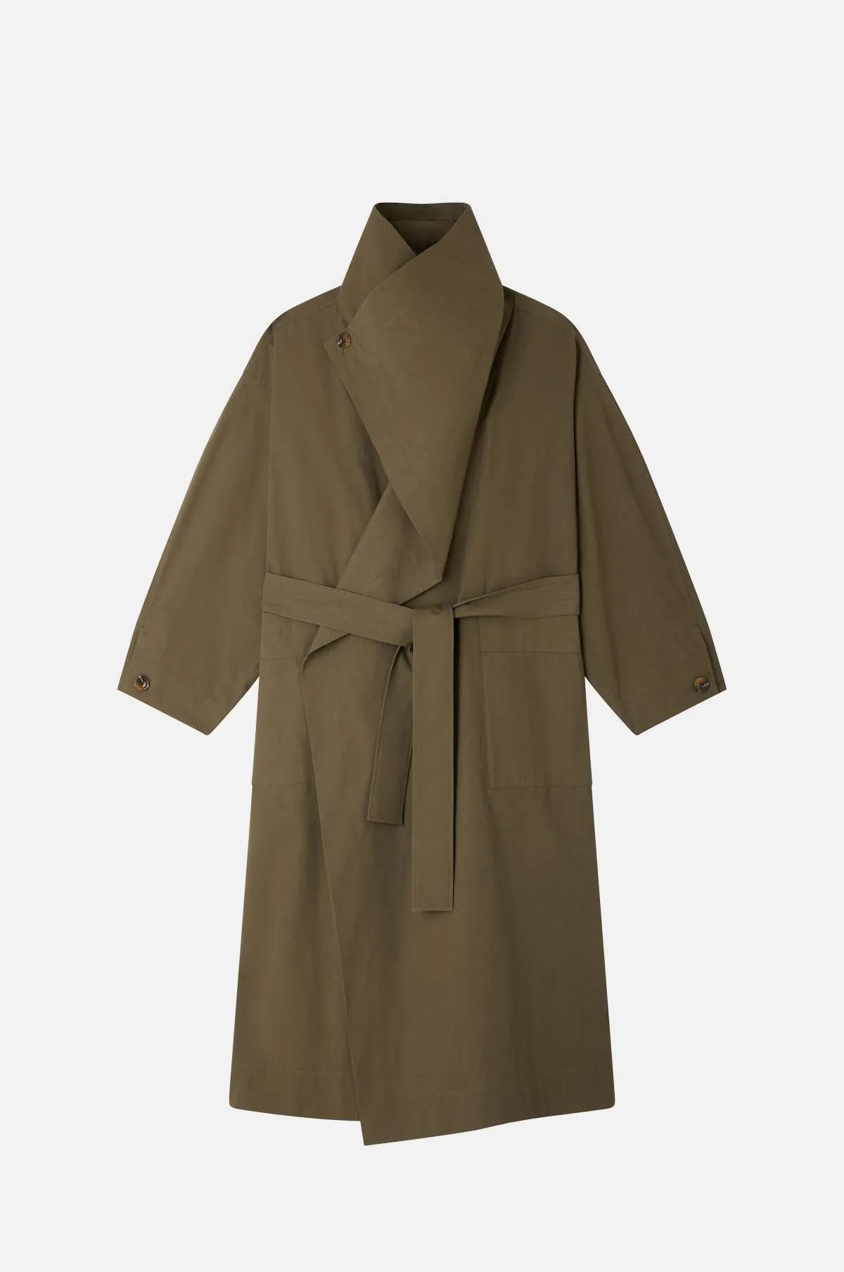 Albatros Coat Vert De Gris