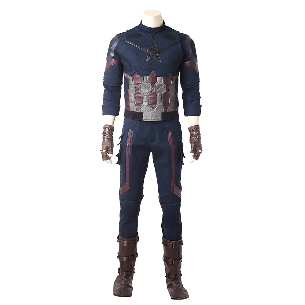 Avengers 3 Infinity War Steven Rogers Captain America cosplay costume