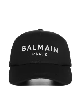 Balmain Logo Embroidered Baseball Cap