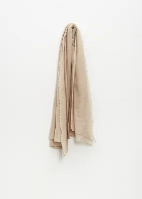 Big Woven Scarf — Chalk