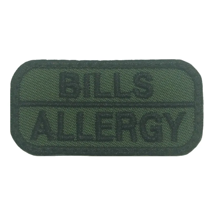 BILLS ALLERGY PATCH - OD GREEN