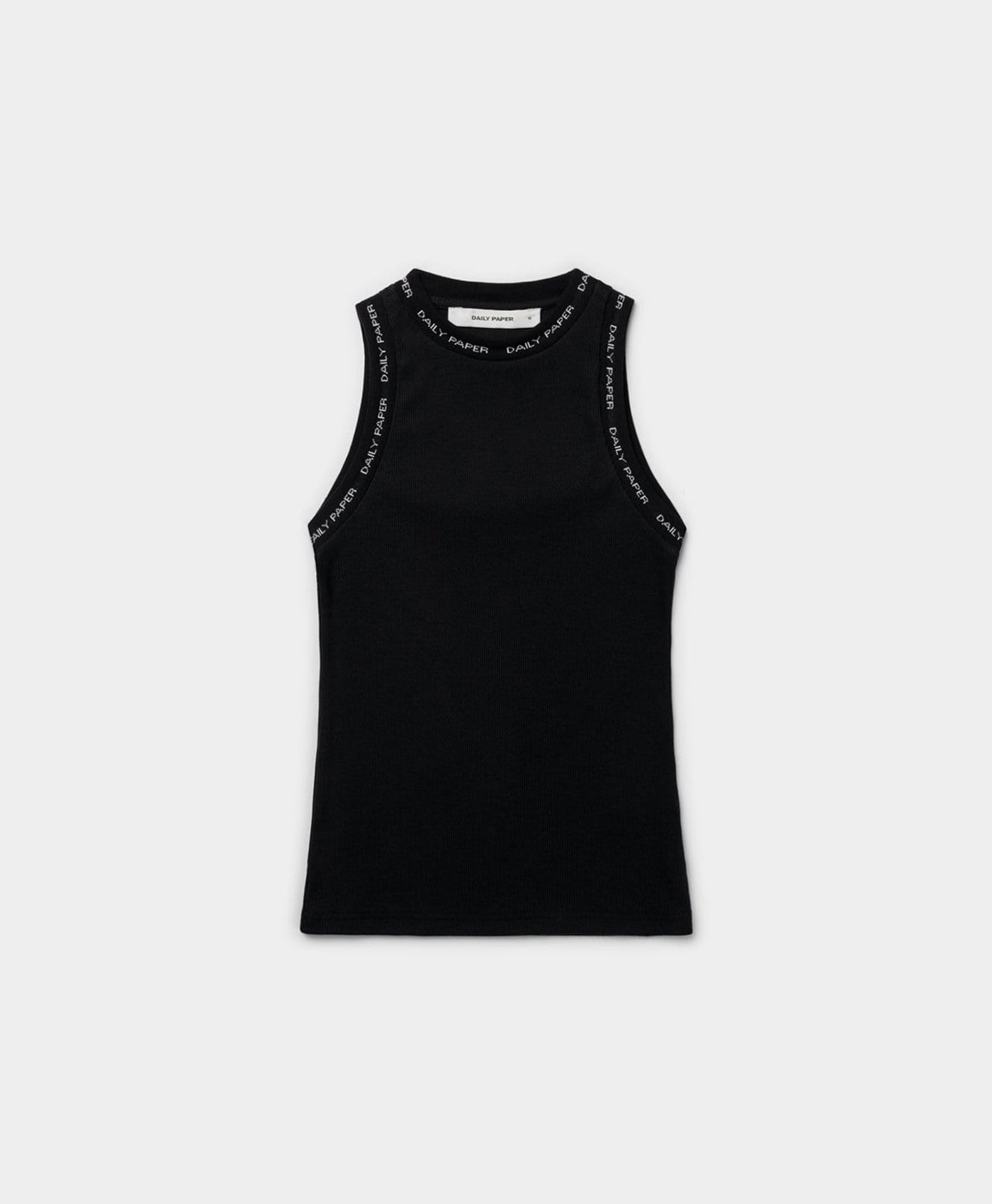 Black Erib Tank Top