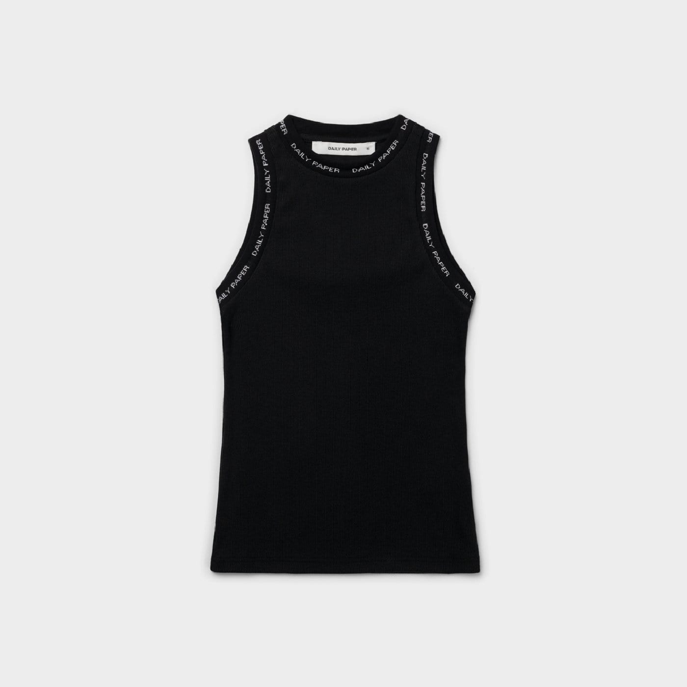 Black Erib Tank Top