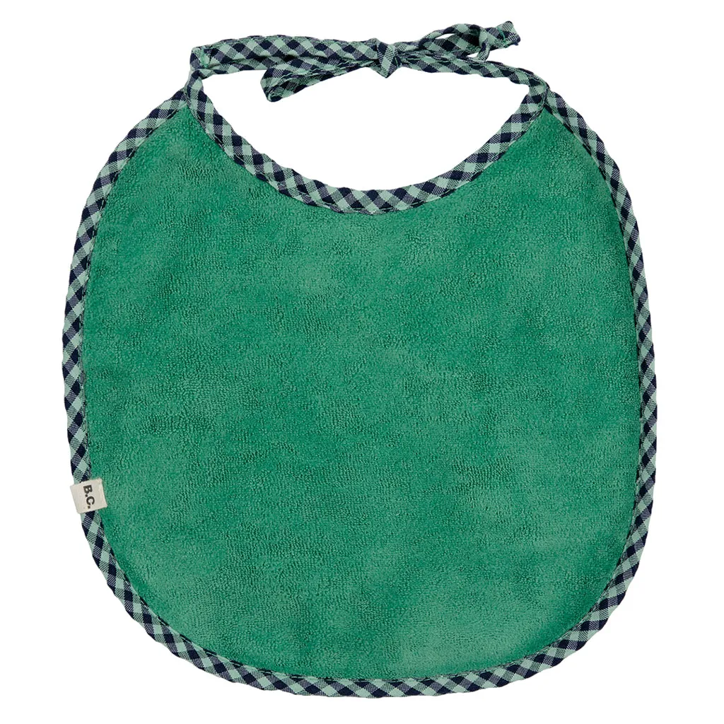 Bobo Choses Baby Set of Two Funny Face Bibs Green