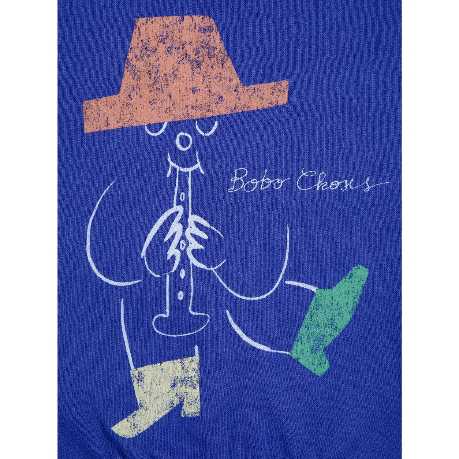 Bobo Choses Blue Magic Flute Player Crewneck