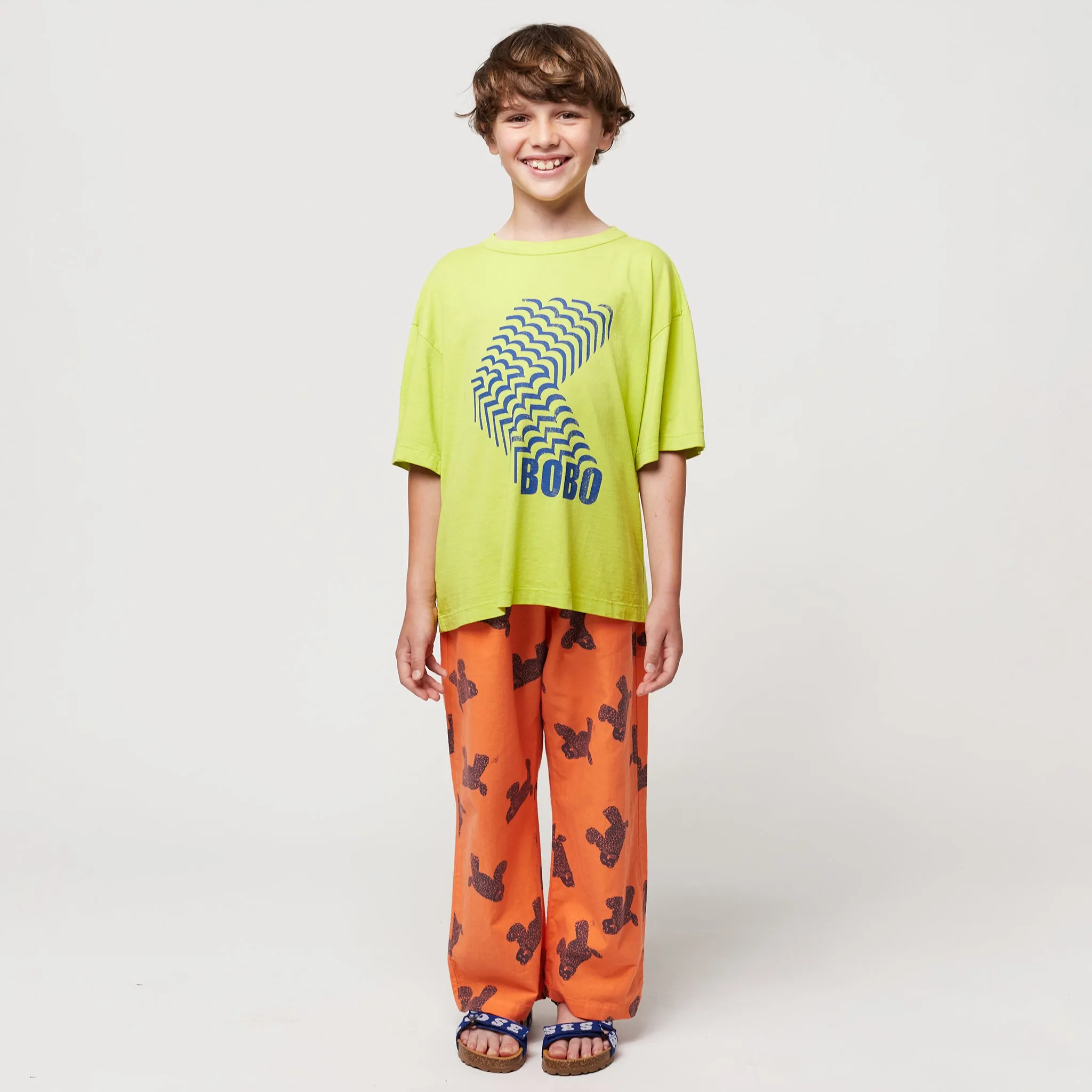 Bobo Choses Child Bobo Shadow T-shirt Green