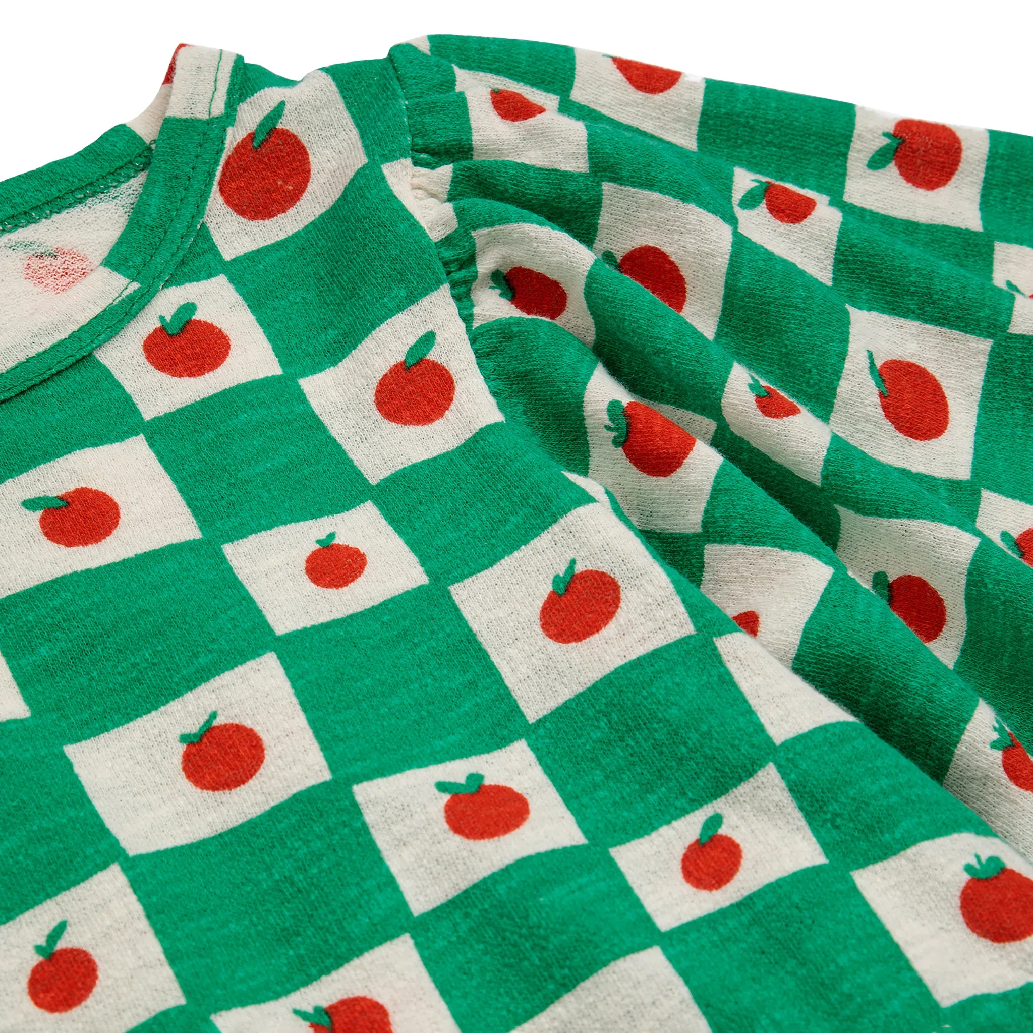 Bobo Choses Child Tomato All Over Dress Green