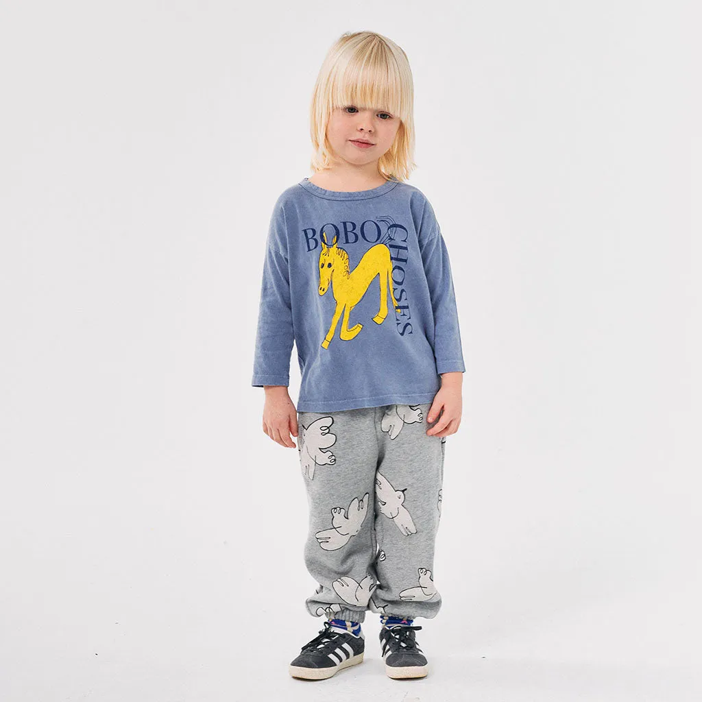 Bobo Choses Child Wonder Horse T-shirt Grey