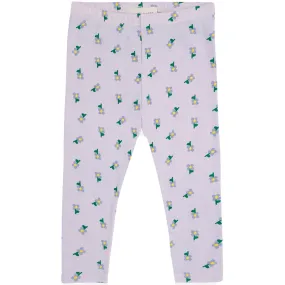 Bobo Choses Lavender Pansy Flower All Over Legging