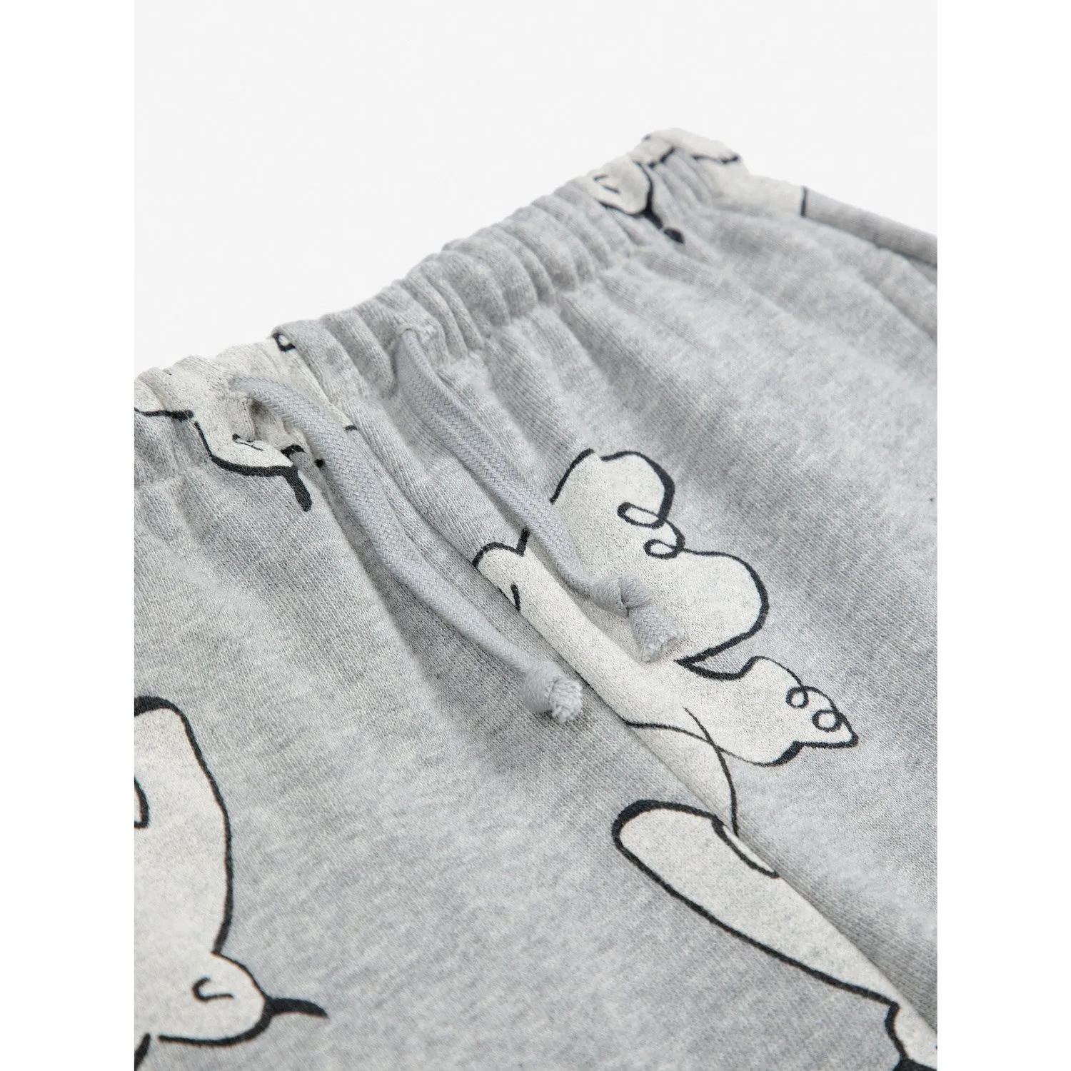 Bobo Choses Light Heather Grey Freedom Bird All Over JAndging Pants