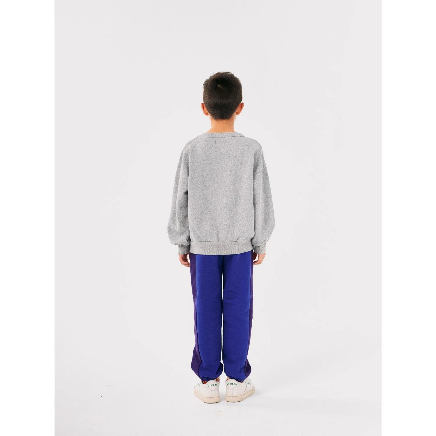 Bobo Choses Light Heather Grey Little Tin Soldiers Crewneck