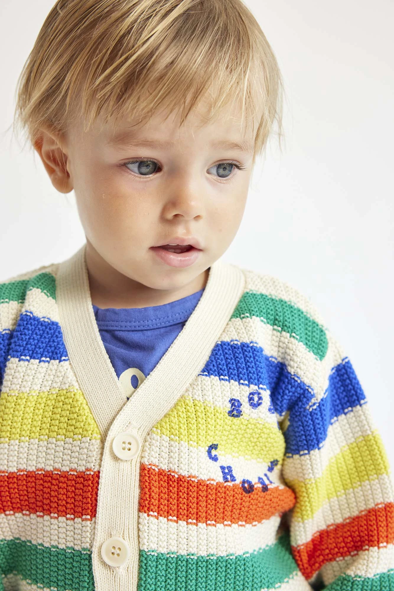 Bobo Choses Multicolour Stripes Cardigan