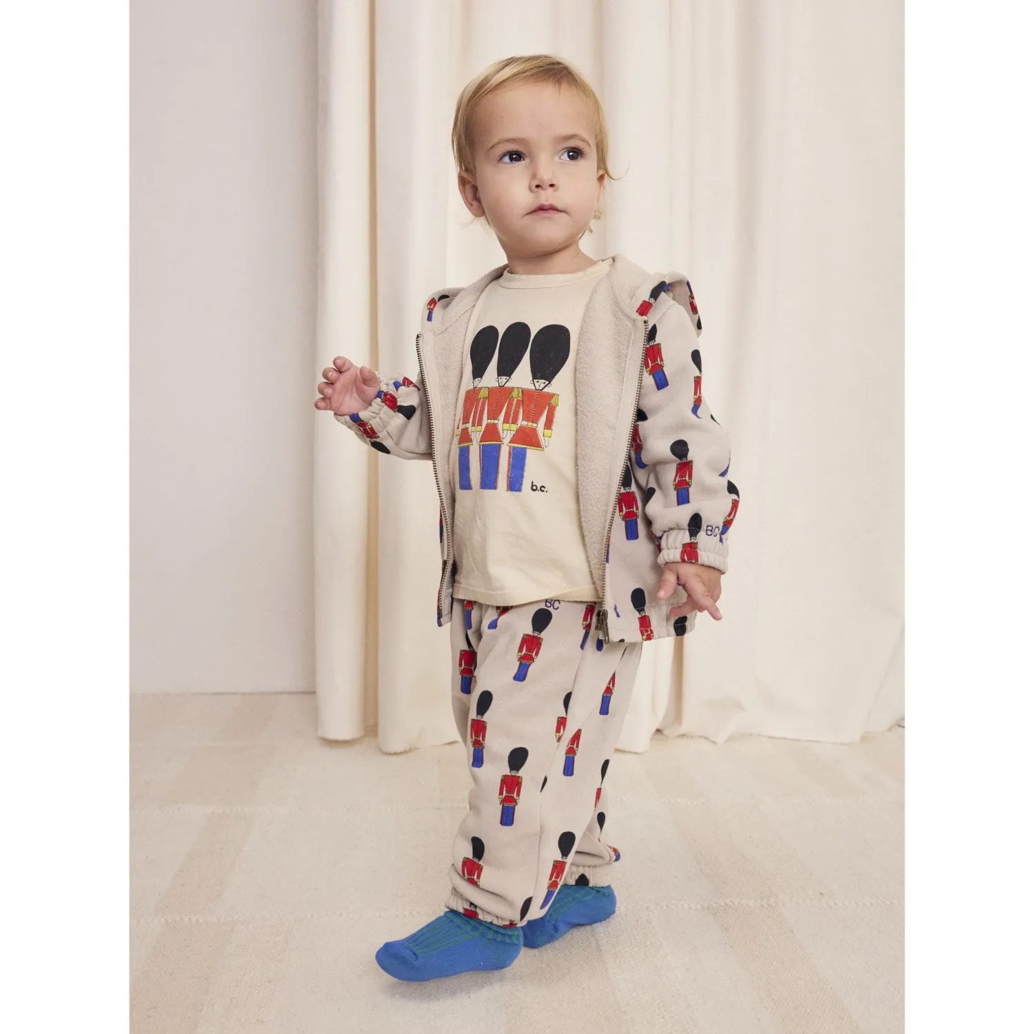 Bobo Choses Offwhite Little Tin Soldiers All Over JAndging Pants