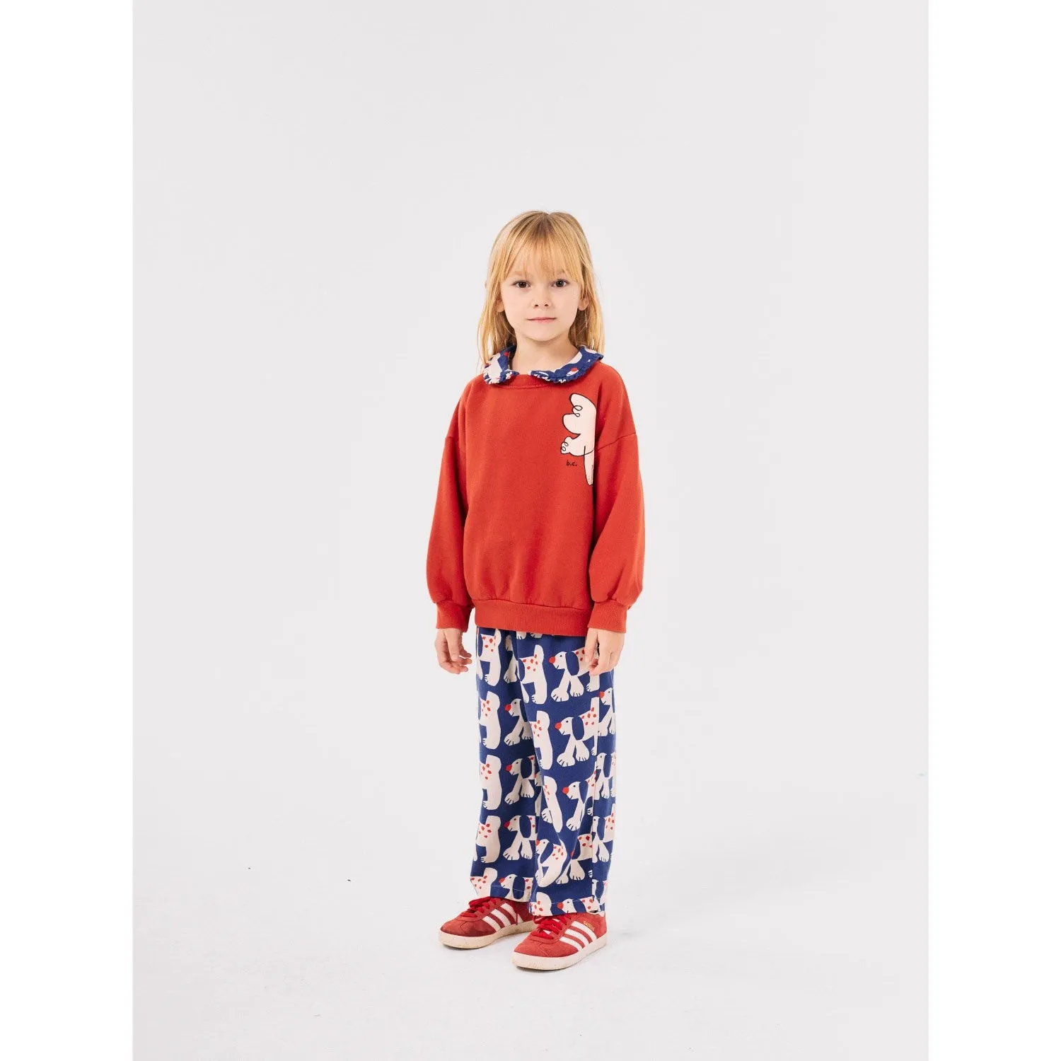 Bobo Choses Red Freedom Bird Crewneck