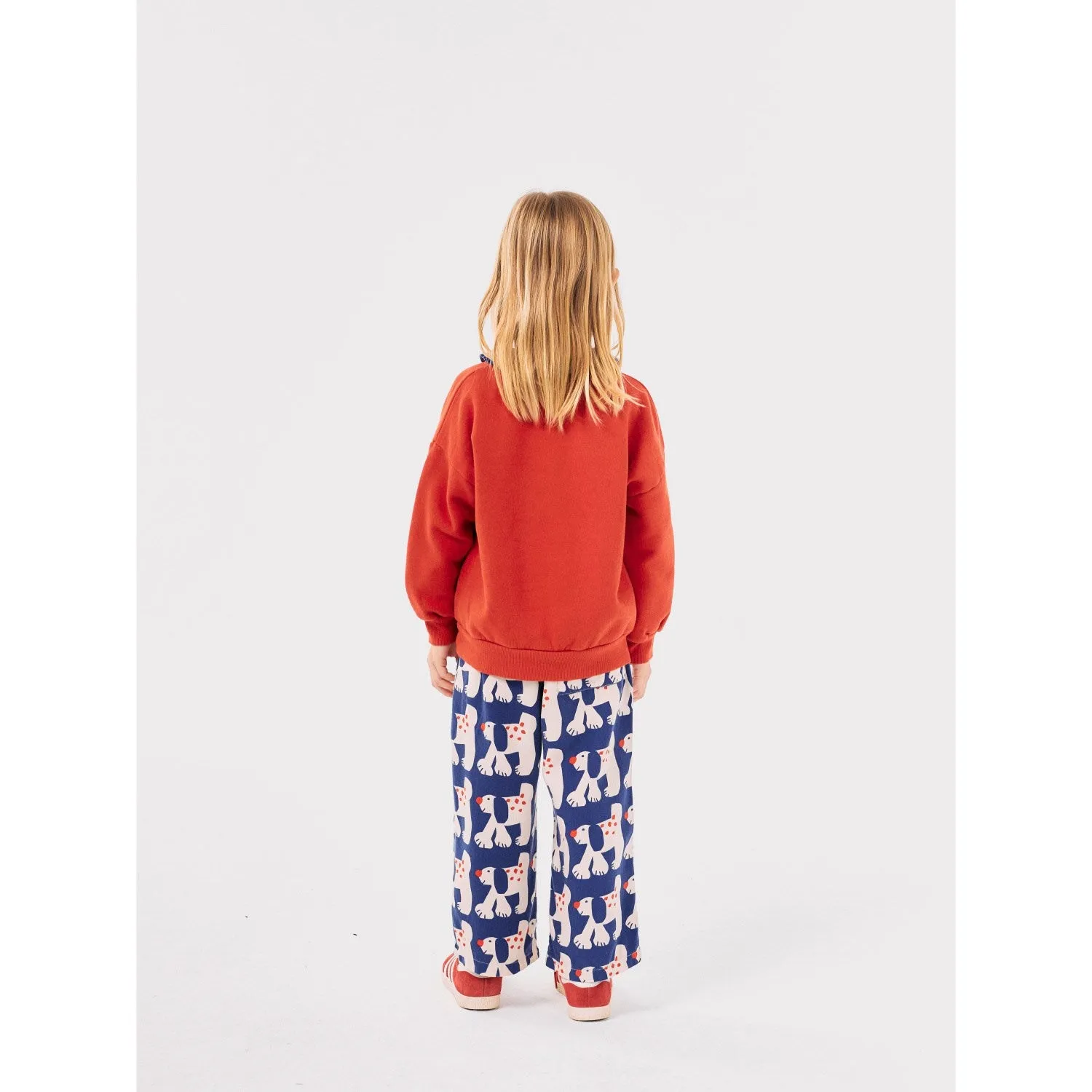 Bobo Choses Red Freedom Bird Crewneck