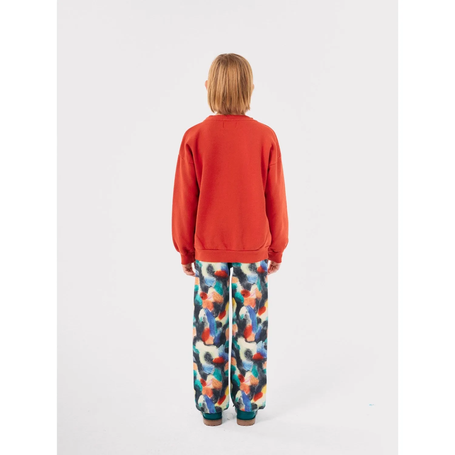 Bobo Choses Red Freedom Bird Crewneck