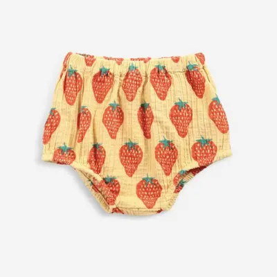 Bobo Choses Strawberry Print Bloomers: 3-6 Months (Brand New)