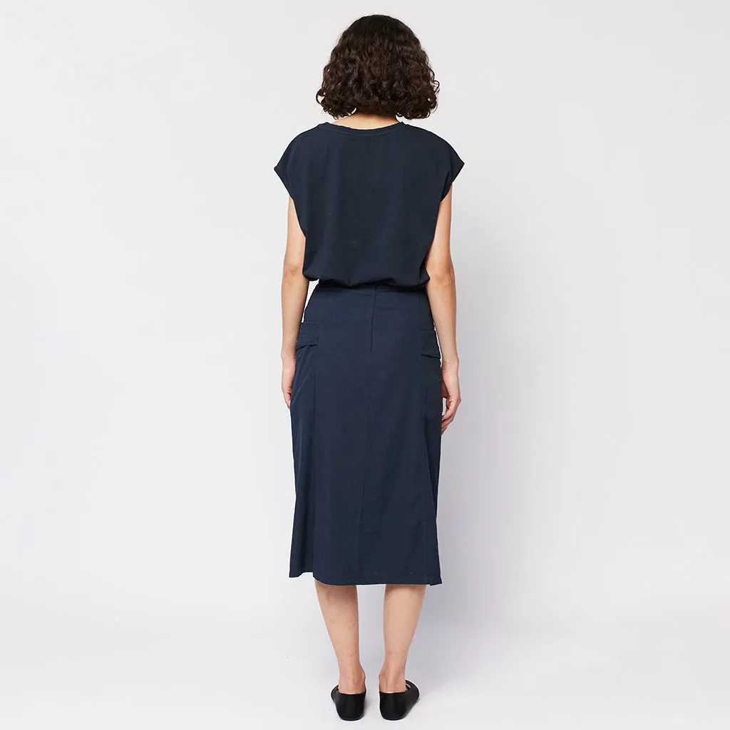 Bobo Choses Woman Pockets Skirt Midnight Blue