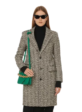 Bottega veneta  Wool-blend coat - Grey