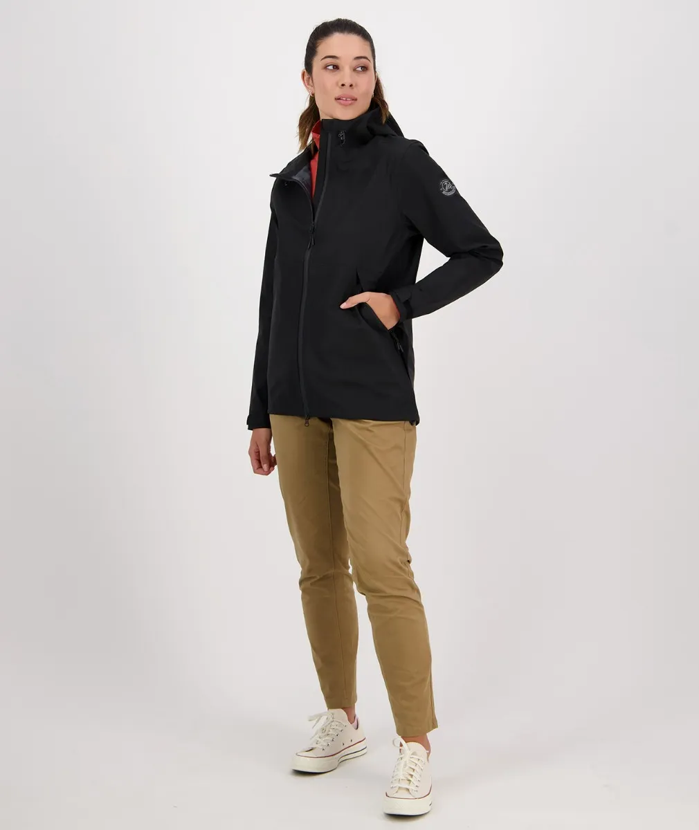 Buy Women's Wellington Rain Jacket (Black) - Swanndri NZ