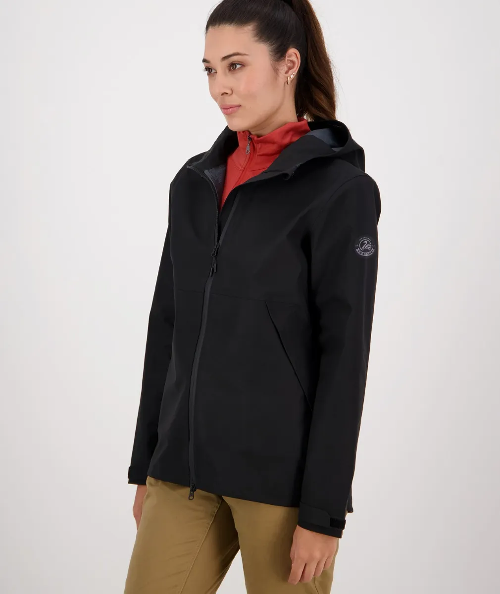 Buy Women's Wellington Rain Jacket (Black) - Swanndri NZ