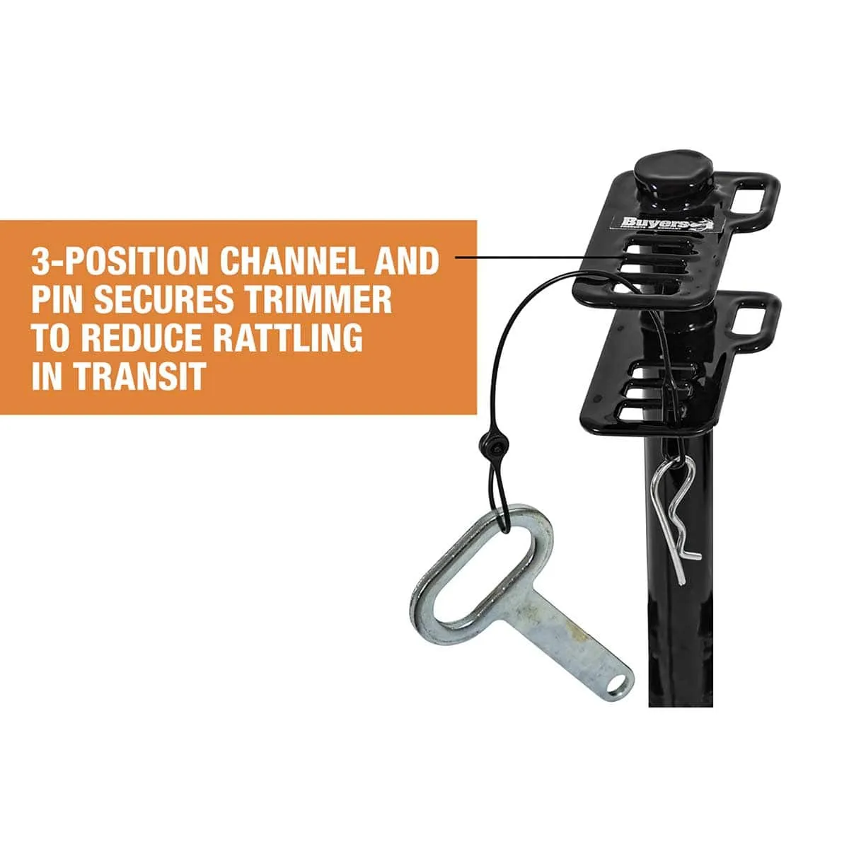 Buyers Products 3-Position Channel Style Lockable Trimmer Rack