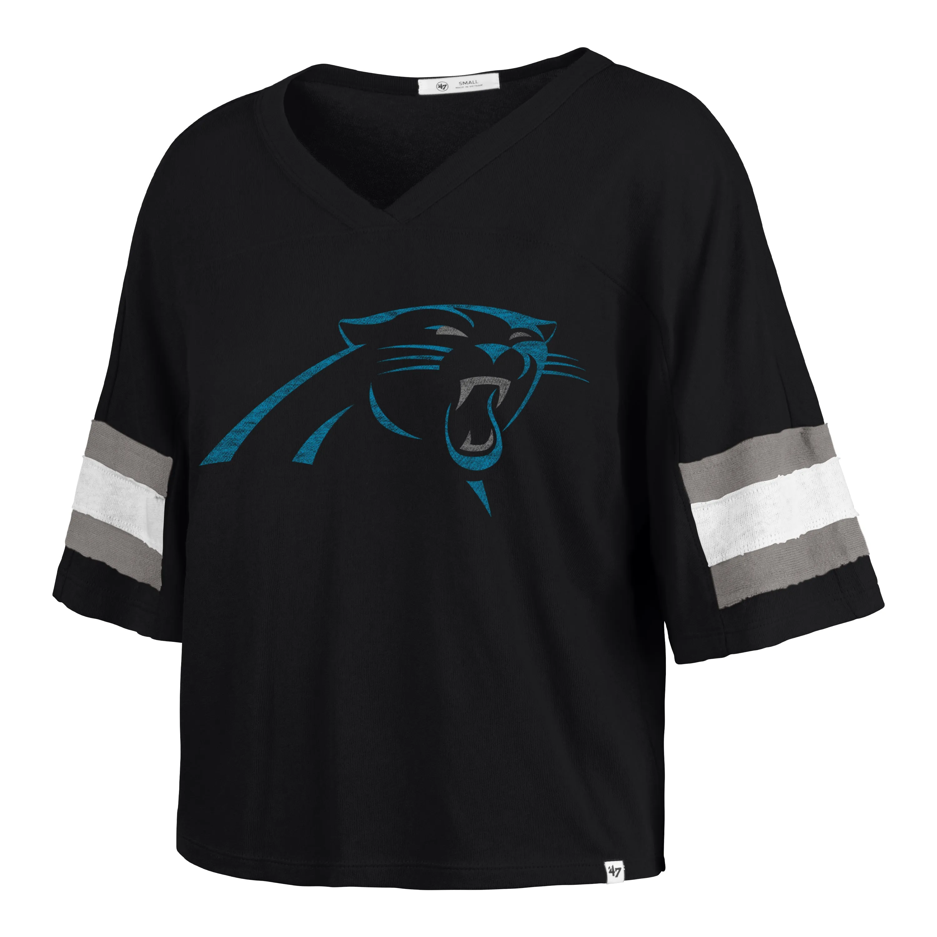 CAROLINA PANTHERS GRIDIRON PREMIER '47 SCOUT CROP TEE WOMENS