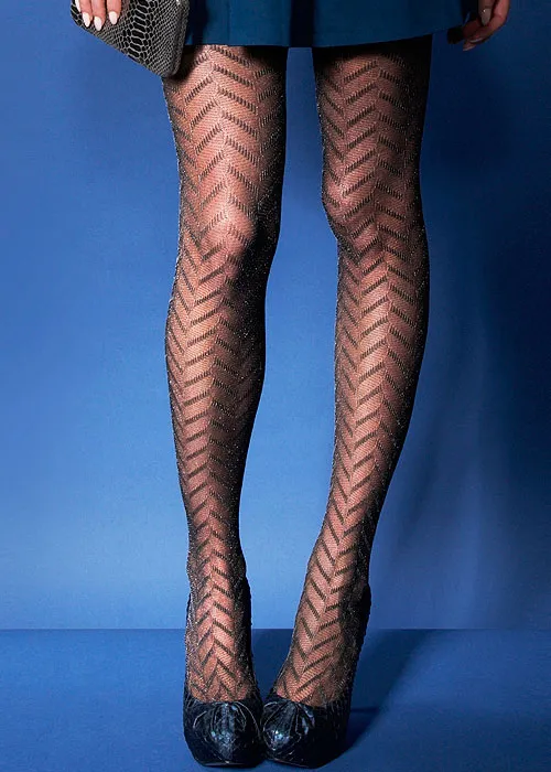 Charnos Chevron Shine Fashion Tights ()