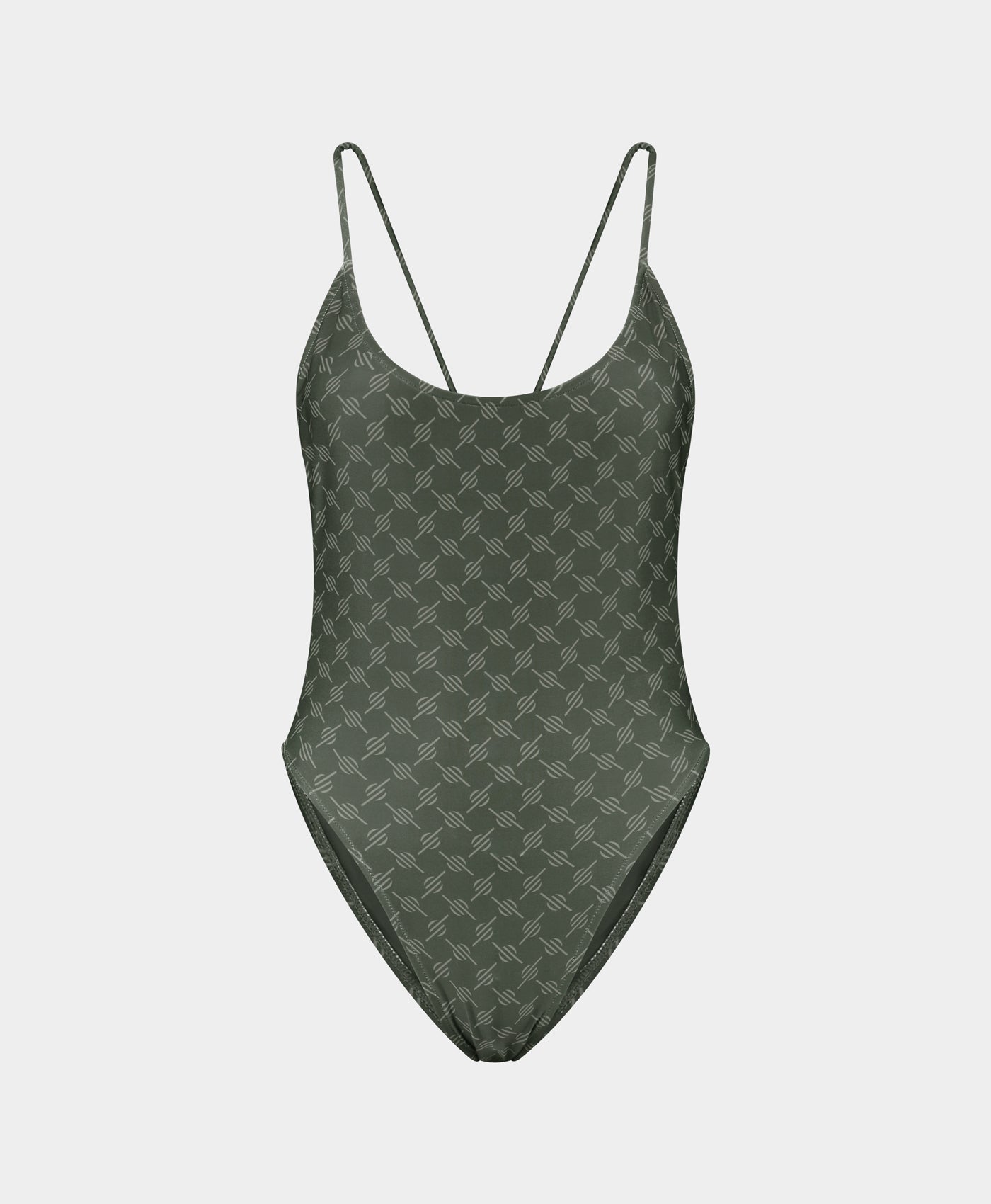 Chimera Grey Reya Monogram Swimsuit