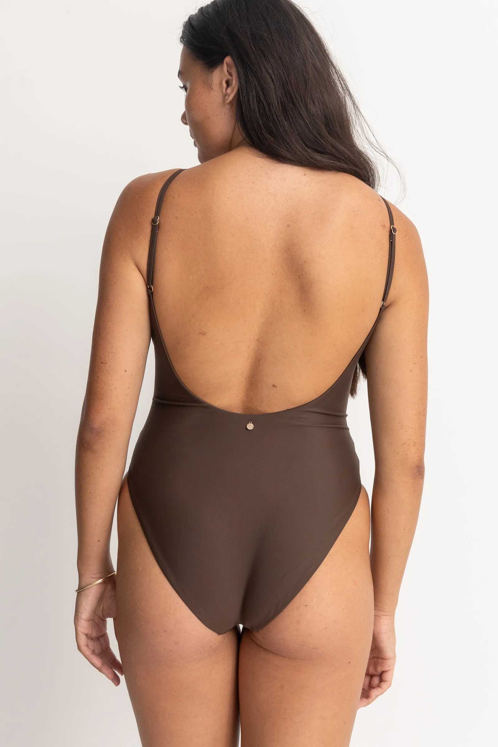 Classic Minimal One Piece Chocolate