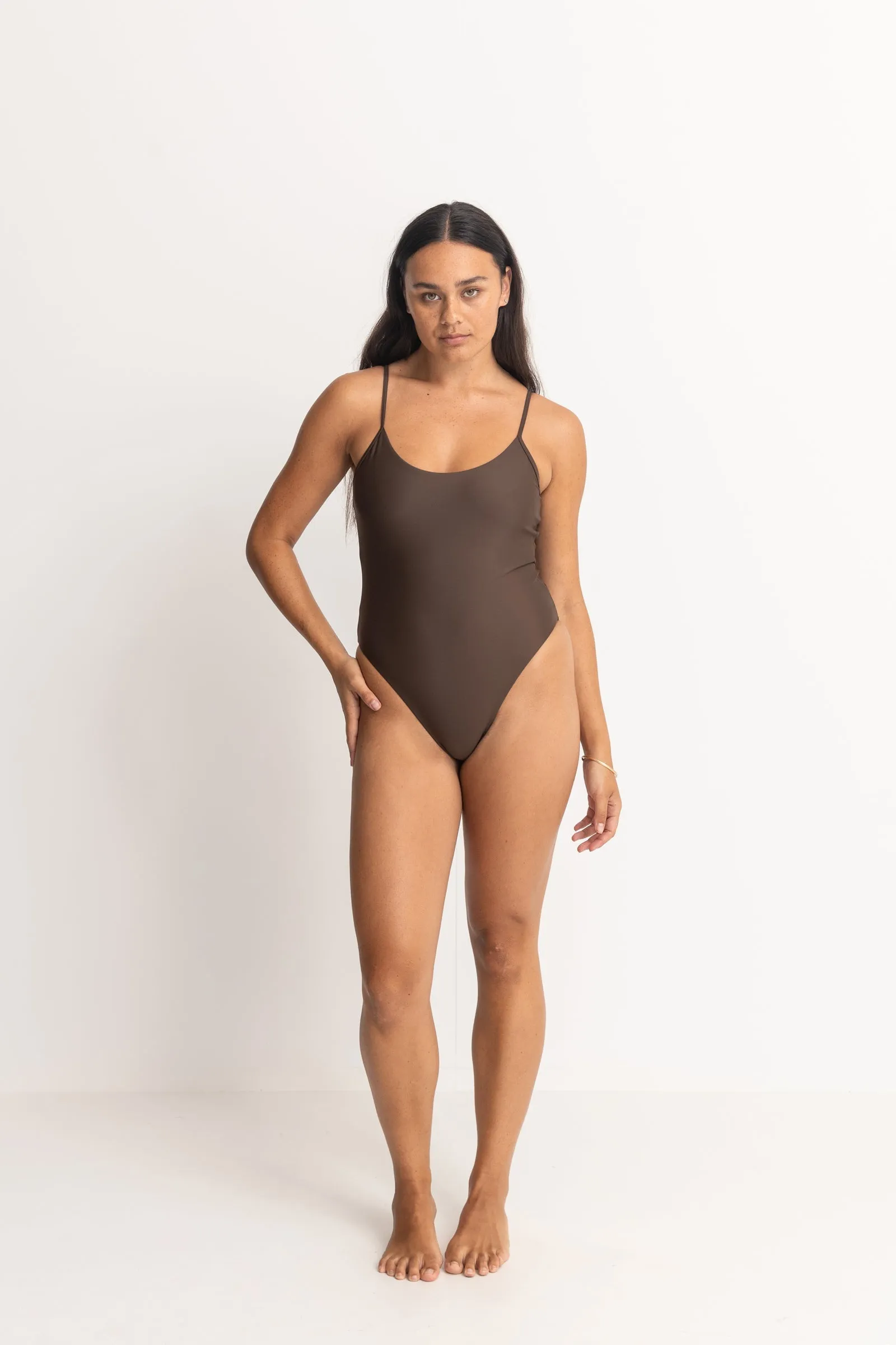 Classic Minimal One Piece Chocolate