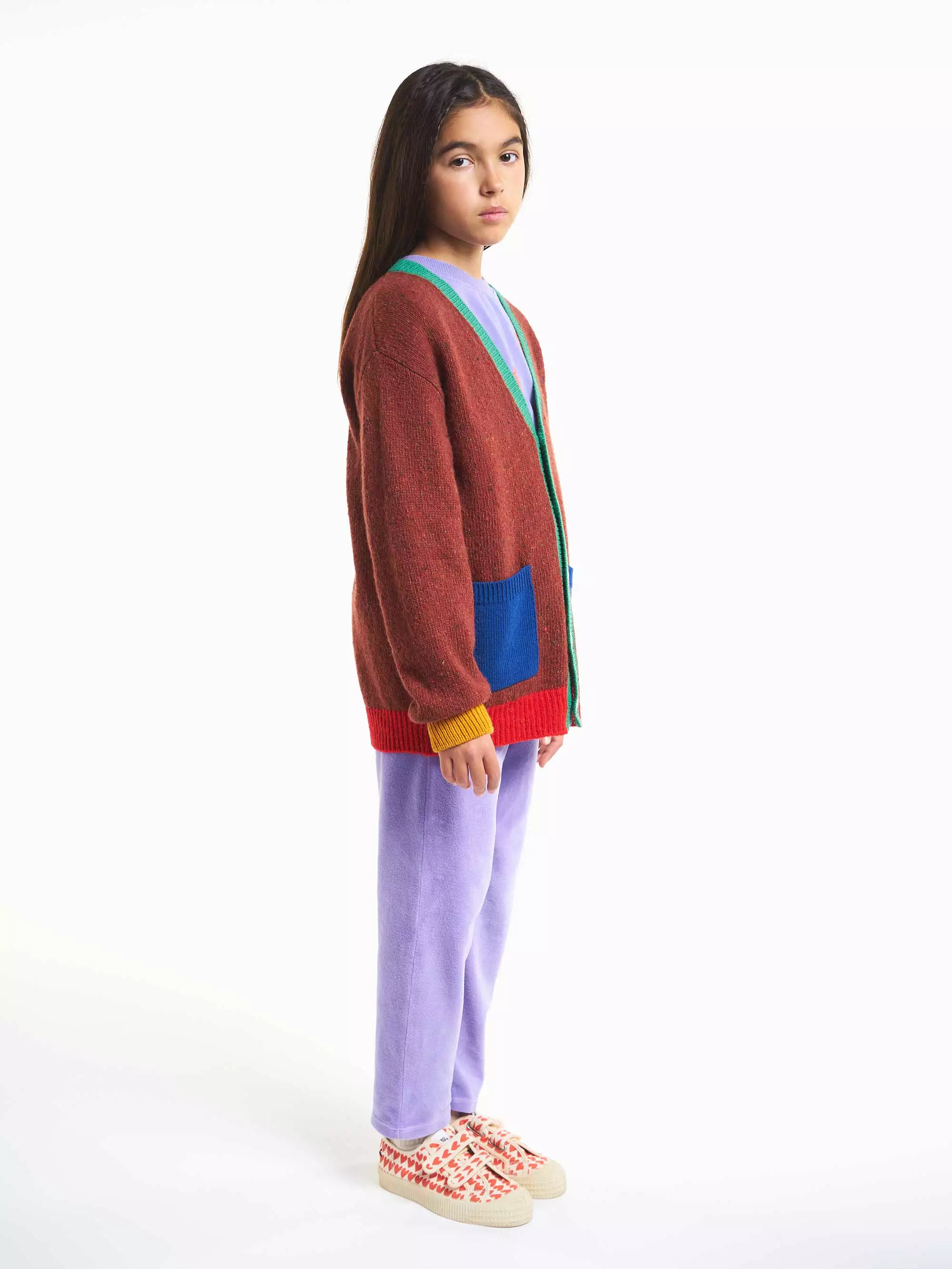 Colour Block Cardigan