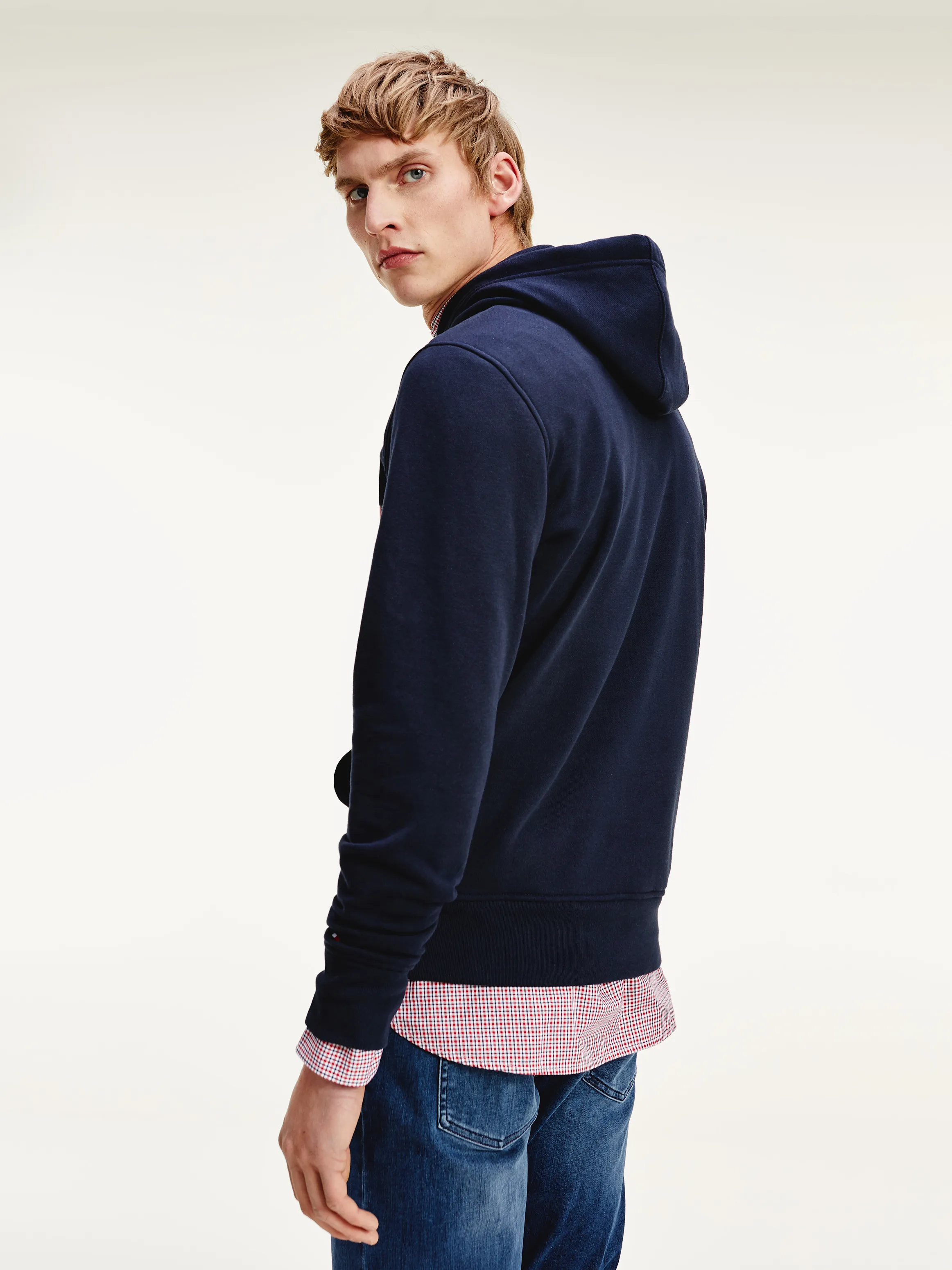 Cotton Fleece Hoodie | Sweatshirts & Hoodies |   Tommy Hilfiger