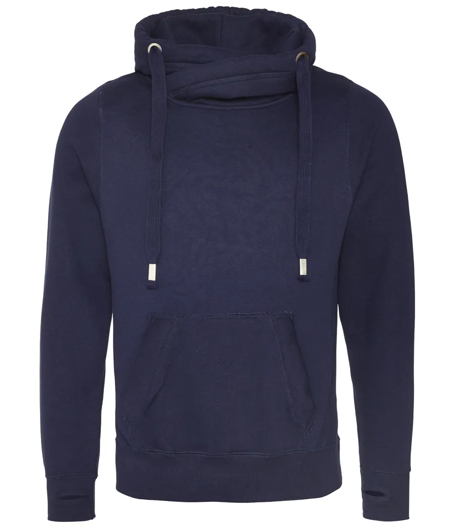 Crossover Neck Hoodie with Mr/Mrs Est. Slogan | The Personalisation Company | Unique & Affordable Personalised Gifts