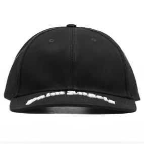 Curved Logo Cap - Black/White