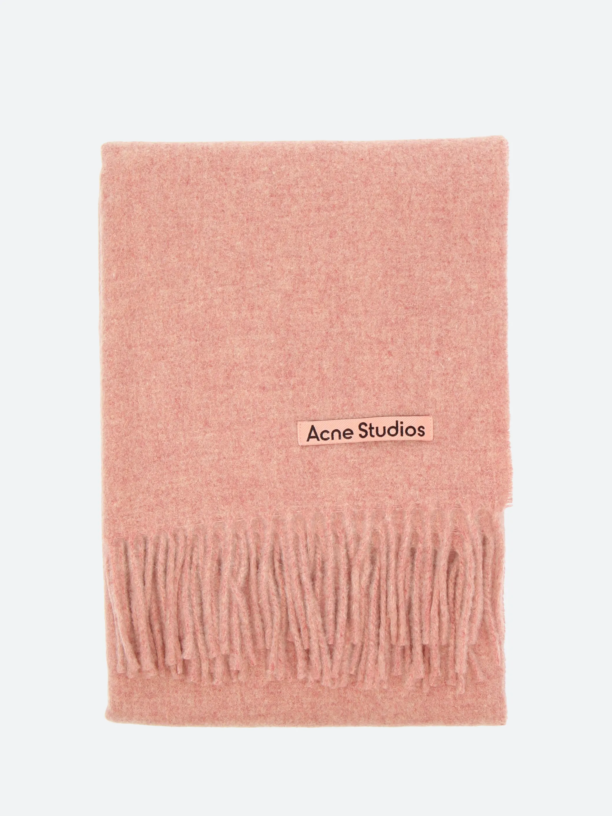 Fringe Wool Scarf - Narrow