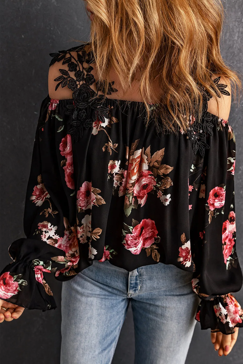 Garden Days Flounce Sleeve Blouse