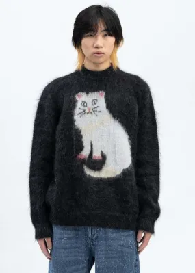 GATTONE KNIT sweater - BLACK