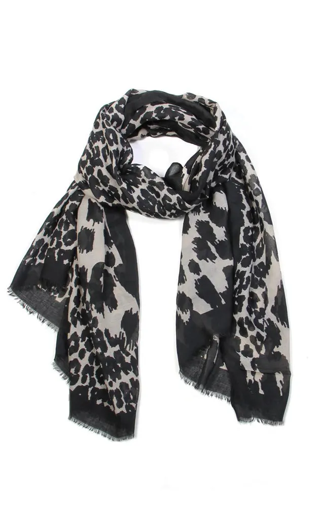 GPO4118 Animal Print Oblong Scarf