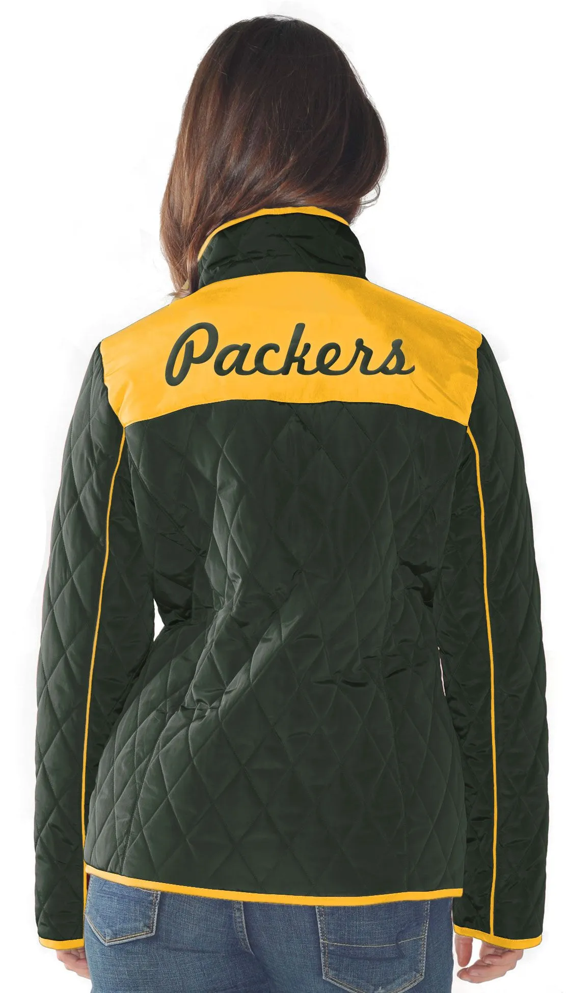 Green Bay Packers Women's Quilted Green Jacket