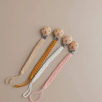 Hailey Petite Macrame Paci/Toy Clip - K