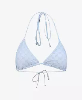 Halogen Blue Reya Monogram Bikini Top