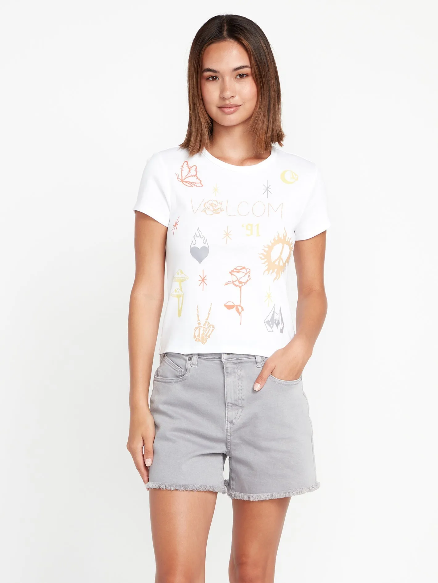 Have A Clue Short Sleeve Tee - Moonbeam