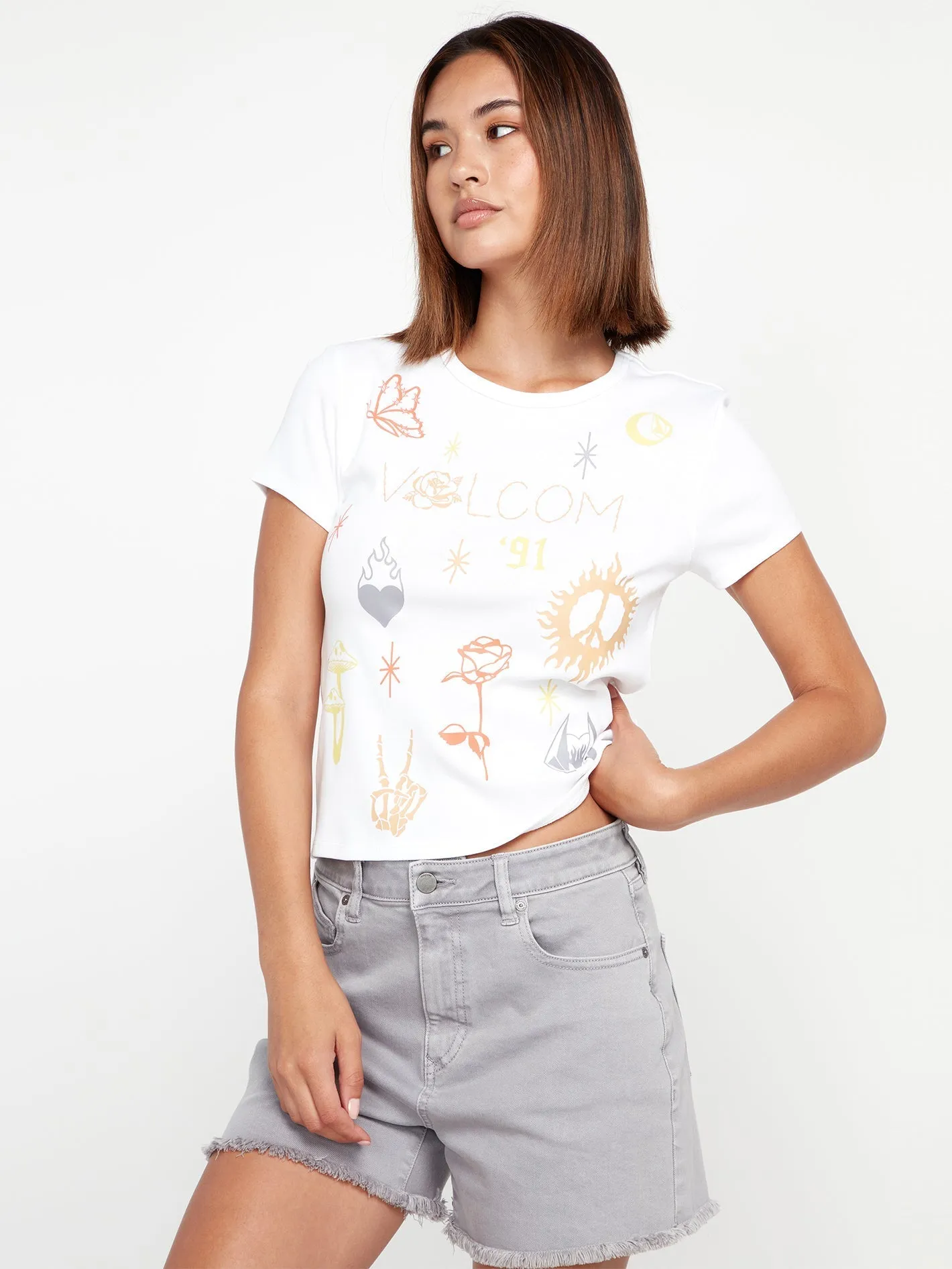 Have A Clue Short Sleeve Tee - Moonbeam