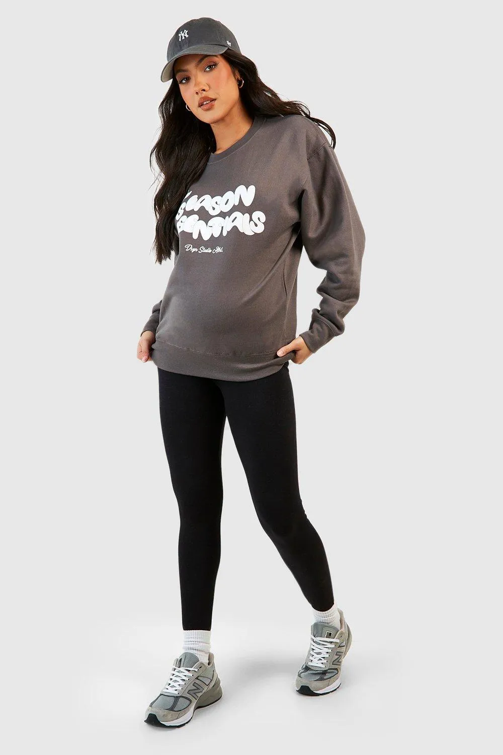 Hoodies & Sweatshirts | Maternity Season Essentials Sweatshirt | boohoo