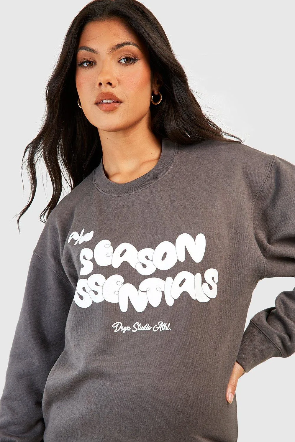 Hoodies & Sweatshirts | Maternity Season Essentials Sweatshirt | boohoo