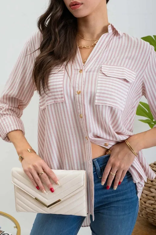 Jolene Roll Cuff Top