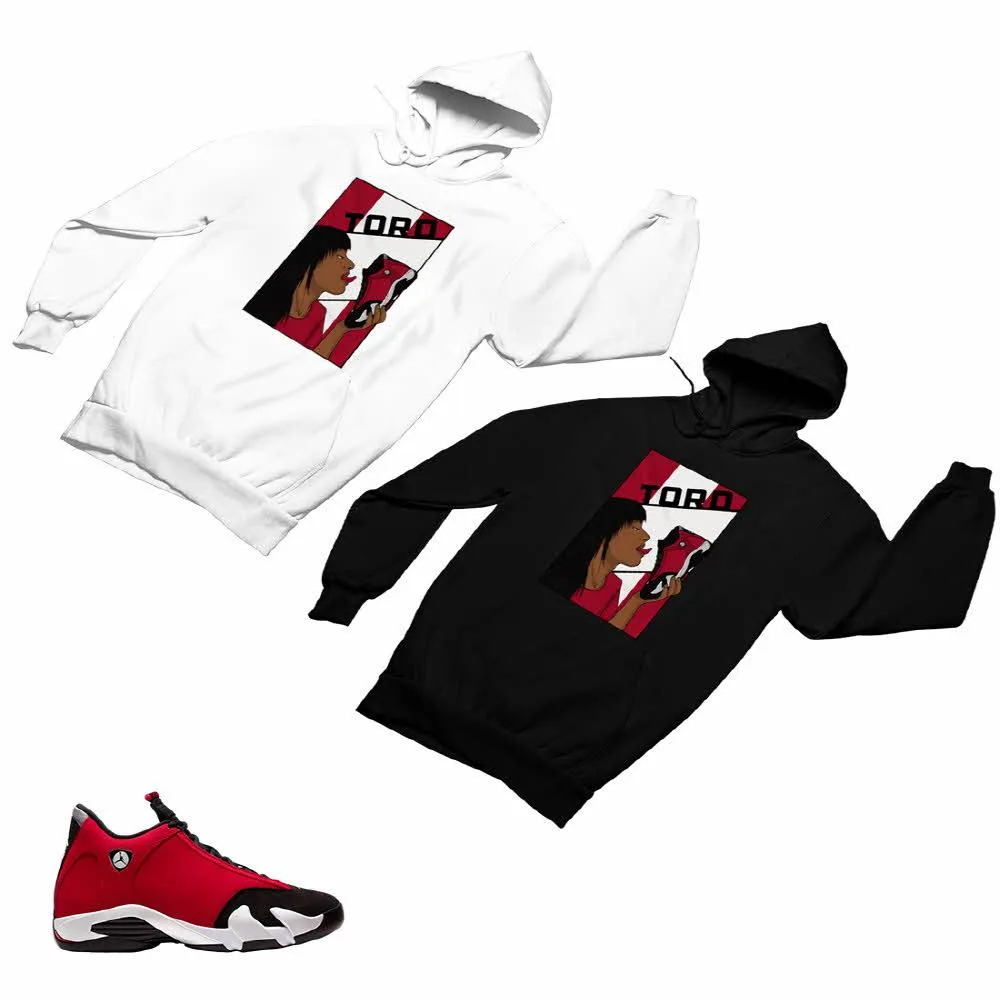 Jordan 14 Retro Gym Red Matching Custom Designed Hoodies JD 14-7-6